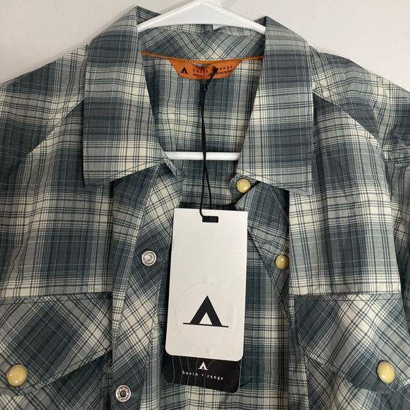 Basin + Range Men's Silver King Quick-Dry Plaid Shirt, M - Picture 4 of 5